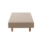 Sommier tissu 80x200 cm FLEX ROYAL beige