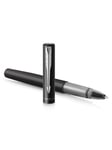 Parker Vector XL Rollerball Pen | Metallic Black Lacquer on Brass | Fine Point with Black Ink Refill | Gift Box