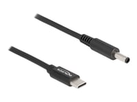 Delock - Strømkabel - 24 Pin Usb-C (Hann) Til 4,5 Mm X 3,0 Mm Dc-Jakk (Hann) - 20 V - 3 A - 1.5 M - Svart