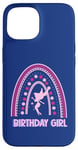 Coque pour iPhone 15 Fée d'anniversaire arc-en-ciel mignonne fée anniversaire fille