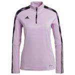 adidas Träningströja Tiro Midlayer - Lila/Svart Dam, storlek Small