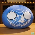 10 cm Country Ball Plyschleksak Polandball hänge Countryball stoppad Kid Doll DB United Nations