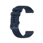 Klockarmband silikon Garmin Venu / Venu SQ / Vivomove3 / Move 3 / Vivomove Luxe / Move Luxe / Vivomove Style / Move Styl Blå 20 mm