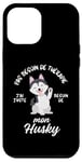 Coque pour iPhone 14 Pro Max Husky Cadeau Humour Chien Husky Femme Homme