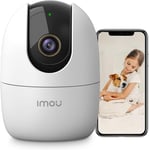 Caméra Surveillance Wifi Intérieure, 2.5K(4Mp) Caméra 360° Connectée Smartphone Avec Détection Humaine Ai Suivi Intelligent Sirène Audio Bidirectionnel Compatible Alexa Pour Bébé/A[CAM07033]