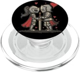 Joli costume de chevalier pour les fans de chevaliers médiévaux PopSockets PopGrip pour MagSafe