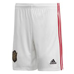 adidas MUFC H SHO Y Shorts de Sport Garçon White FR: L (Taille Fabricant: 1112)