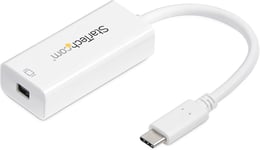 Câble Adaptateur Usb-C Vers Mini Displayport 4K 60 Hz Câble Usb 3.1 Type-C Vers Mini Dp - Convertisseur Usb Type-C Vers Mdp - Blanc (Cdp2Mdp)[YIN141626]