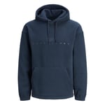 Sweat à capuche Jack & Jones et col à capuche bleu marine