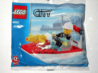 LEGO City Fire Boat Polybag Set 4992