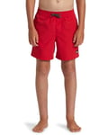 Quiksilver Garçon Everyday Solid Volley YTH 14 Maillot De Bain, High Risk Red, 14 Ans EU