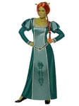 Smiffys Shrek Fiona Costume Adult, Green Dress, Wig & Headband, Official Shrek Princess Outfit with Plaited Wig, Fiona Dress & Matching Headband, Ideal Halloween Costume or Themed Party