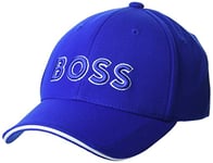 BOSS Men's Technical Pique Logo Cap Baseball, Surfer Blue, One Size