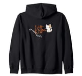 Kitten Baby Cat with Paws Zip Hoodie