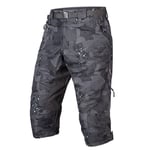 Shortsit Endura Hummvee 3/4 II Sisähousuilla harmaa camo small