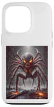 Coque pour iPhone 13 Pro monstre en colère moitié hommes moitié araignée scène horreur effrayant cool