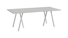 Loop Stand Table 200 cm - Pebble Grey