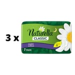 Hygieniapaketit Naturella Night, 7 kpl x 3 kpl