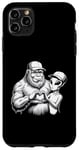 Coque pour iPhone 11 Pro Max Funny Cryptid Bigfoot Alien Love Valentine Monster Femme Homme