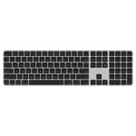 Apple Magic Keyboard med Touch ID och numerisk del till Mac-modeller med Apple-chip (USB‑C) – engelskt (USA) – svarta tangenter