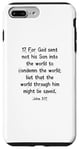 iPhone 7 Plus/8 Plus John 3:17 King James Bible Verse, KJV Case