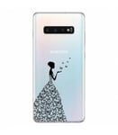 Coque Galaxy S10 PLUS fee papillon noir