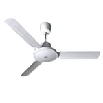 Vortice 61751 Ventilateur de plafond réversible Nordik Evolution R, 120 cm, 70 W, Blanc