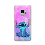 ERT GROUP Coque de téléphone Portable pour Samsung S9 Original et sous Licence Officielle Disney Motif Stitch 006 Parfaitement adapté à la Forme du téléphone Portable, Coque en TPU