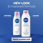 3 X NIVEA Express Hydration Body Lotion (250ml), Fast Absorbing 72H Hydration