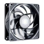 Cooler Master SickleFlow 92 - Ventilateur de Boîtier PC & Refroidissement 92 mm, Pales Air Balance Améliorées, 40 CFM, 1.8 mmH2O, 6 à 25 dBA, 4-Pin PWM, Non-LED - Noir