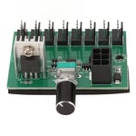 Fan Splitter Controller Hub NKFV8 1 DC 12V PWM 8 Channel Computer Fan Hub 4pin 3pin 2pin PC-tuulettimet