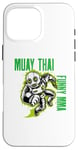 Coque pour iPhone 16 Pro Max Muay Thai Space Robot, MMA, kickboxing, jiu-jitsu, combat