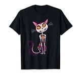 Dia De Los Muertos Sugar Skull Day Of The Dead Cat T-Shirt