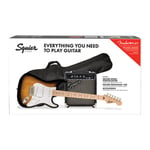 Squier Sonic Stratocaster Pack, Maple Fingerboard, 2-Colour Sunburst, Gig Bag, 1