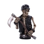 James Ryman Ride Out Of Hell Biker Skeleton Bust Ornament