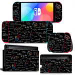 Kit De Autocollants Skin Decal Pour Switch Oled Console De Jeux Full Body, T1tn-Nsoled-1235