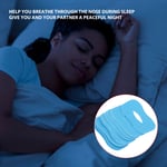 (Light Blue)50pcs Sleeping Mouth Tape Prevent Snoring Reduce Mouth Breathin DTS