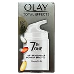 Olay Total Effects 7-In-One Day Moisturiser Nourish & Protect SPF 15 50ML