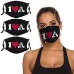 3 Pièces Masques Karting Racer Motorsports Réutilisable Lavable Réglable en Tissu Noir Cagoules Bandana Écharpe pour Femmes Hommes Adultes Enfants Mode Cou Guêtres