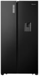 Fridgemaster MS91520DEB American Fridge Freezer - Black