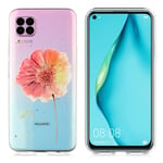 Huawei Deco P40 Lite / Nova 6 SE kuoret - Kauniit Kukat Monivärinen