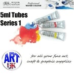 Winsor & Newton Professional Artists Watercolour Paint 5ml Tubes Series 1 Colour