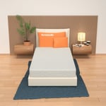 Matelas 100x190 déhoussable Hauteur 18 cm - en Waterfoam, orthopédique, indéf...