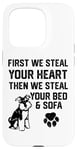 iPhone 15 Pro Steal Your Heart Steal Your Bed Miniature Schnauzer Case