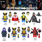 8 st Marvel Superhjälte Serie Figurer Byggklossar Minifigurer Lekset Leksaker 8PCS