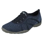 Ladies Relaxed Fit From Skechers Wide Fitting Trainers *Fortuneknit*