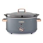 Slow Cooker 6.5L - Tower T16043GRY Cavaletto Range in Grey and Rose Gold