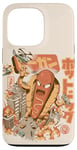 Coque pour iPhone 13 Pro Super Hot Dog Monster Food Japanese City Kawaii Hot Dog