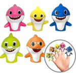 Baby Shark Fingerdockor, 5-pack, 1:a generation {FW}