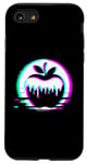 Coque pour iPhone SE (2020) / 7 / 8 Apple Glitch - Amateur de fruits de pomme vintage